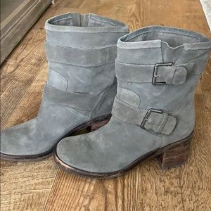 Sam Edelman Grey “Troy” Moto Boot size 9